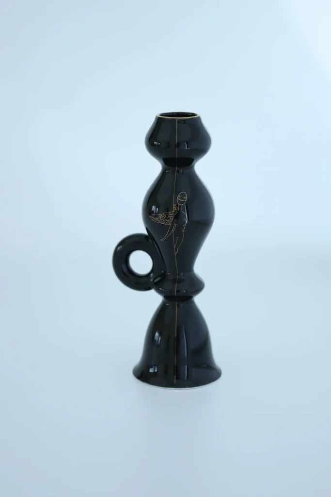 black candle holders