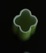 Bud Vase Top-down detail view of the bottle opening