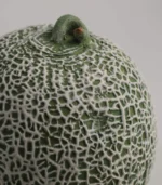 Dinette Table Centerpieces Cantaloupe Close-up of side texture details