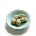 Rustic Farmhouse Decor Ceramic Peanuts front view