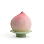 Ceramic Ornaments Pink Peach front view