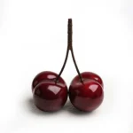 Table Centerpiece— Handmade ceramic cherry — front view