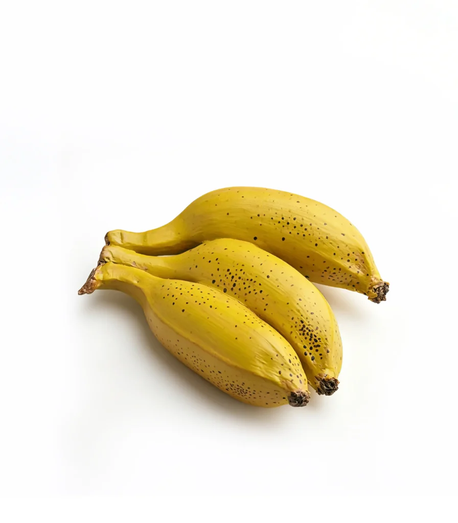 kitchen island decor ceramic bananas front view