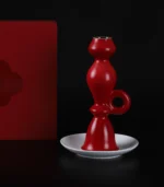taper candle holders side view with gift box