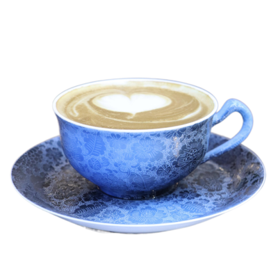 Jingdezhen handmade ceramic tea cup and saucers