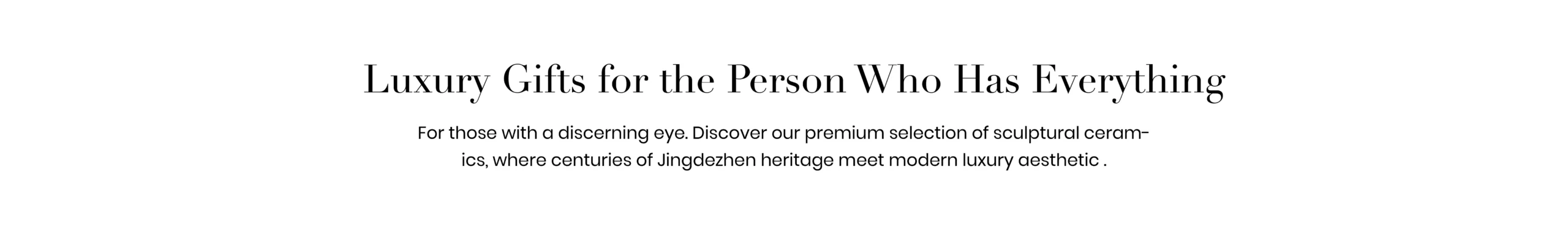 Luxury Gifts : Header background image of the product page