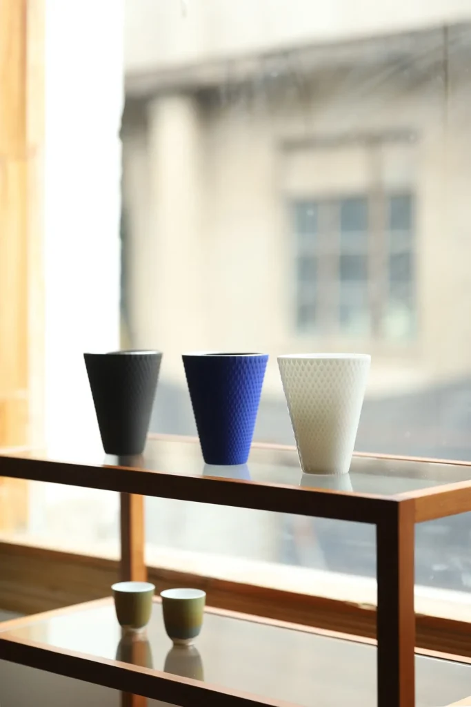 Three Ceramic Cup of different colors