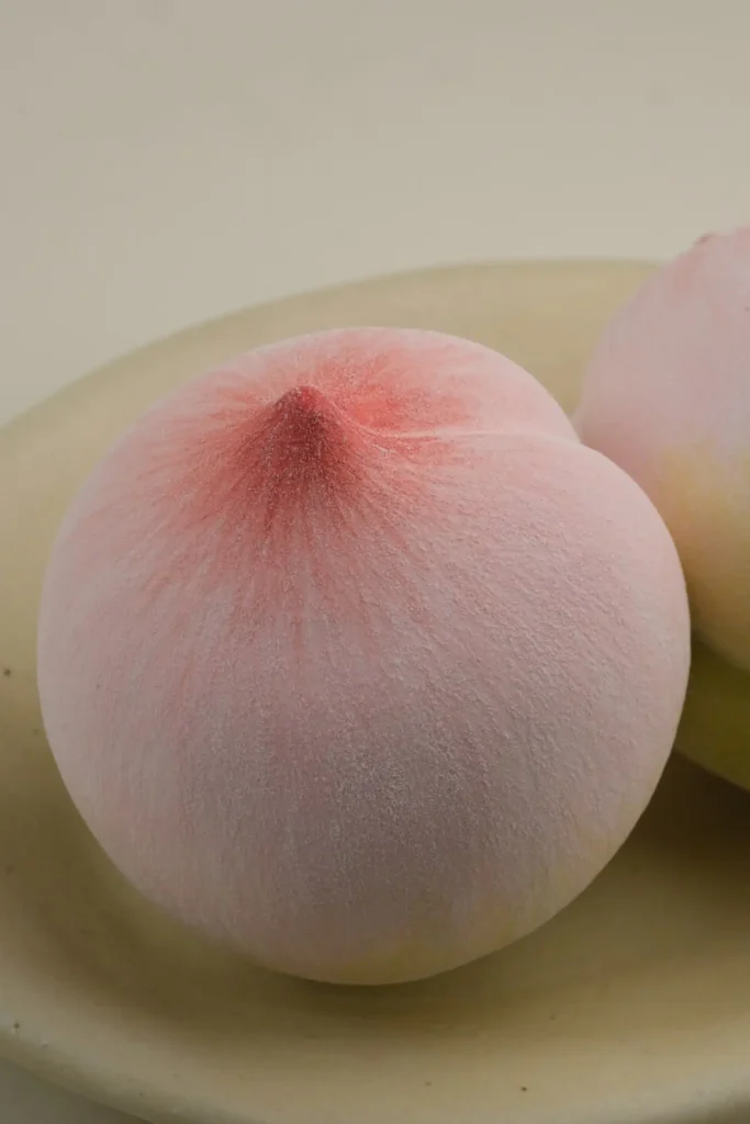 Ceramic Ornaments Pink Peach Side detail view 01